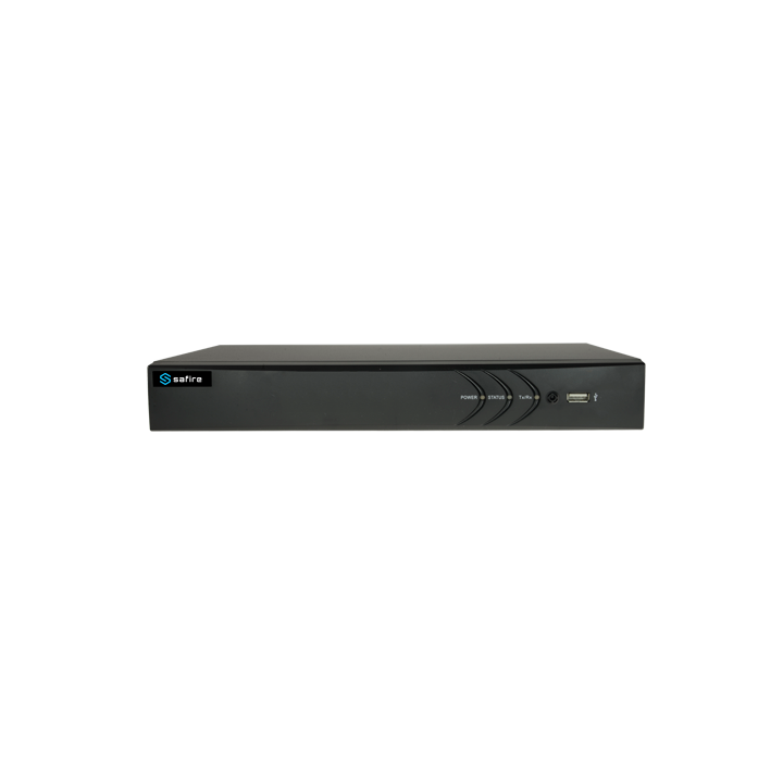 SAFIRE HTVR6208H-A 8-Channel NVR, 1080p/2MP