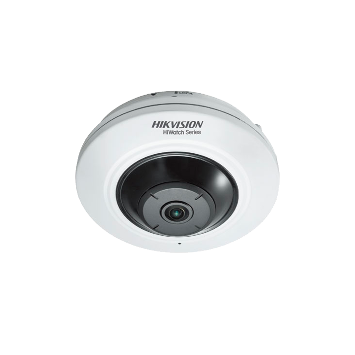 Cámara IP domo para interiores HIWATCH HWI-F250H con PoE, lente de 1,05 mm, IR de 8 m, WDR, microSD