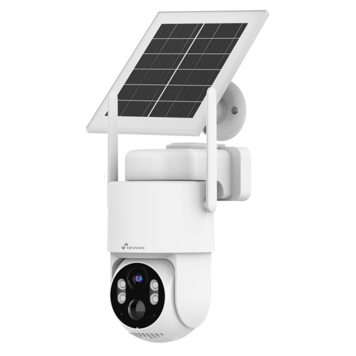 NVS-IPC-09S-4G3Y-BATSOLAR NIVIAN RETAIL 3MP PTZ IP Camera with Wi-Fi, PoE, ONVIF, IP65, IR 8m