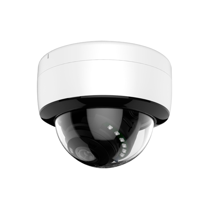 MARCA BLANCA D926V-5P4N1 Caméra dôme IP PoE 5MP avec objectif à focale variable, IR 20 m, IP66