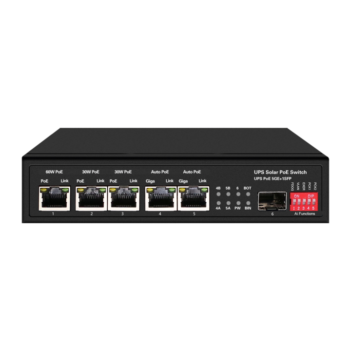 MARCA BLANCA SW0605HIPOE-GF-DC-65 5-Port Gigabit PoE Switch