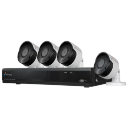 NIVIAN RETAIL NV-KIT81-4CAM-5M 4-Channel PoE CCTV Camera Kit with 5MP Cameras