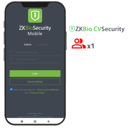ZKTECO ZK-SOF-BIOCV-MBAPP-1ACC Access Controller