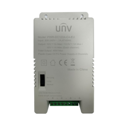 UNIVIEW UV-PWR-DC1204-C4-EU 12V 4A DIN Rail Power Supply