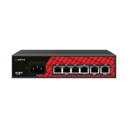 SAFIRE SF-SW0604HIPOE-60 5-Port 10/100Mbps Managed PoE Switch (4 PoE Ports, 60W Budget)