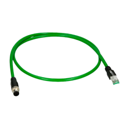 MARCA BLANCA CON-M12-RJ45 Connecteur RJ45 Mâle pour Adaptateur M12 vers RJ45