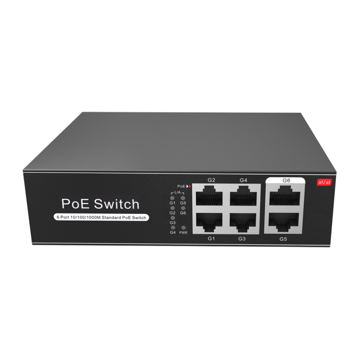 MARCA BLANCA SW0604POE-G-65-E Managed PoE Switch 5-Port Gigabit 65W