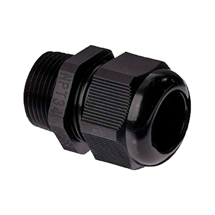 CABLE-GLAND-NPT3/4-BLACK MARCA BLANCA Cable Gland NPT 3/4" Black