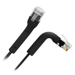 SAFIRE UTP6A-FLEX-3BK Cat6a U/UTP Patch Cable (Black, 3m)