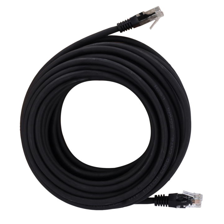 SAFIRE UTP6-H-15BK Cat6 U/UTP Patch Cable (15 m, Black)