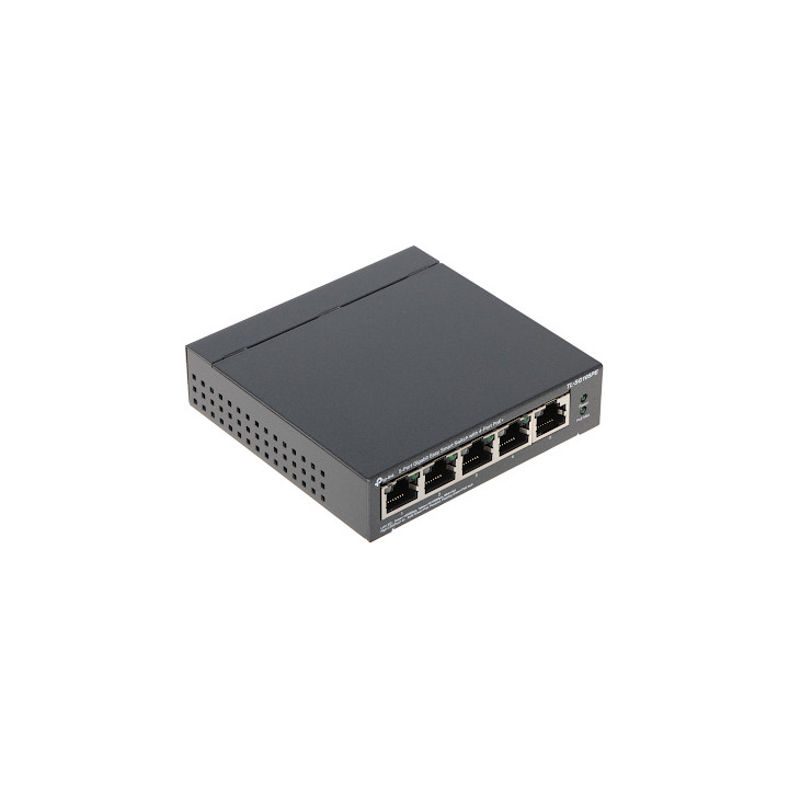 Przełącznik TP-Link TL-SG105PE, 5 portów Gigabit Smart PoE+, 4 porty PoE (65 W), komputer stacjonarny