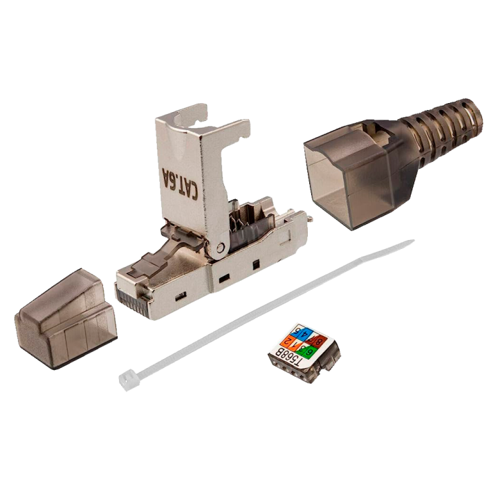 CON300-FTP6A-TL RJ45 Connector Cat6a FTP
