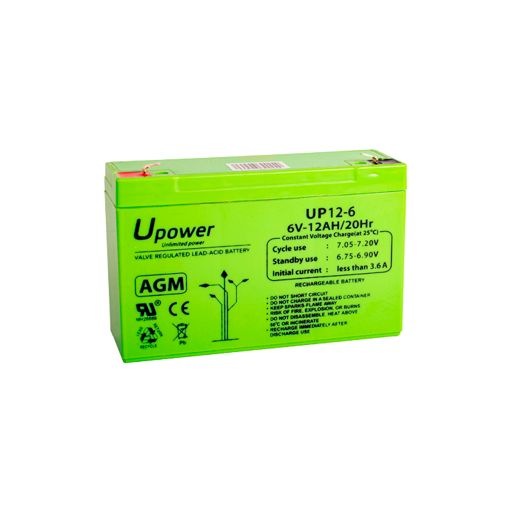 MASTER BATTERY BATT-6012-U 6V Battery / Powerbank