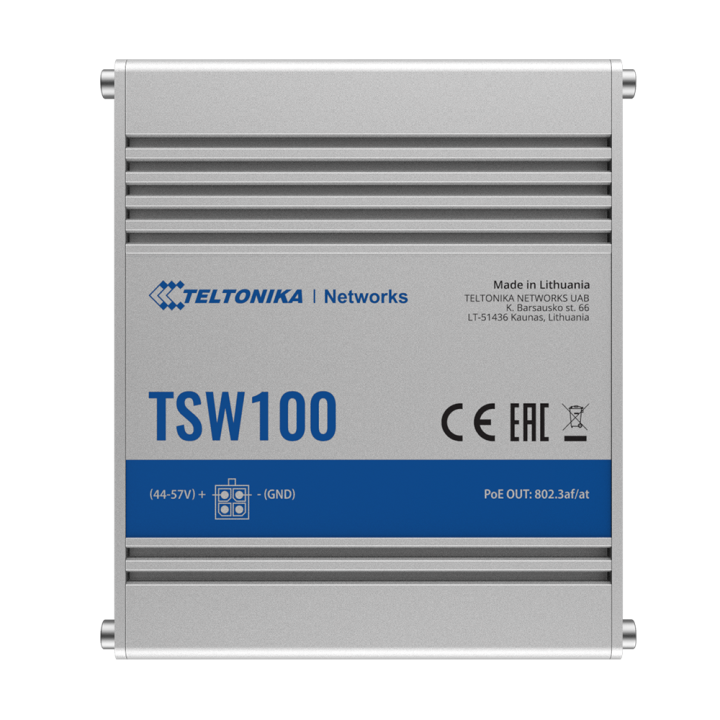 TELTONIKA TK-TSW100 5-Port Gigabit PoE Switch