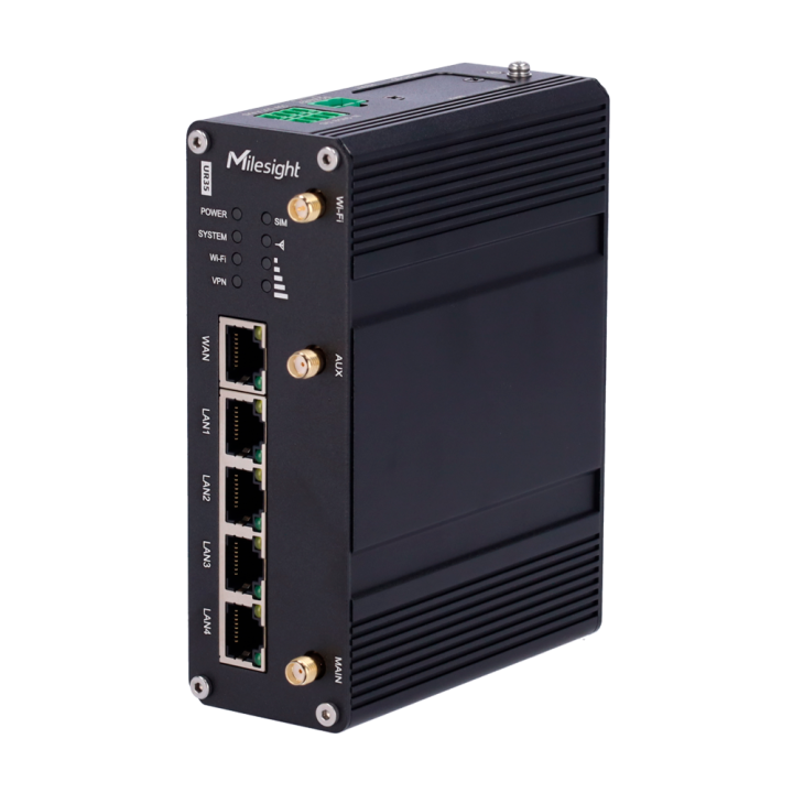 MILESIGHT MS-UR35-L04EU-P-W Router with Wi-Fi 4, Ethernet, PoE