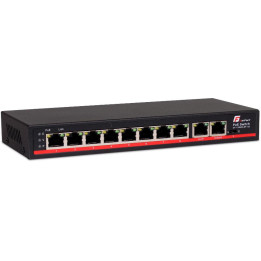 GETFORT-110DWH-8P-120 GETFORT 8-portowy przełącznik Fast Ethernet PoE z 2 portami Uplink, Hi-PoE 120W