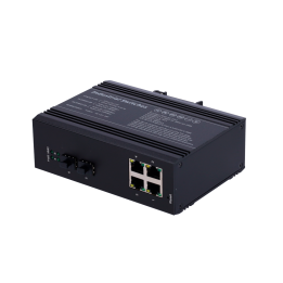 MARCA BLANCA SW0604HIPOE-MGF-120-DIN Managed PoE Switch 5 Port Gigabit DIN Rail