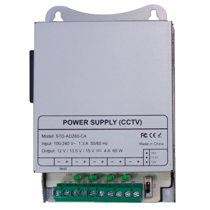 MARCA BLANCA DC12V5A-4-DIN DIN-rail Power Supply 12V 5A 60W