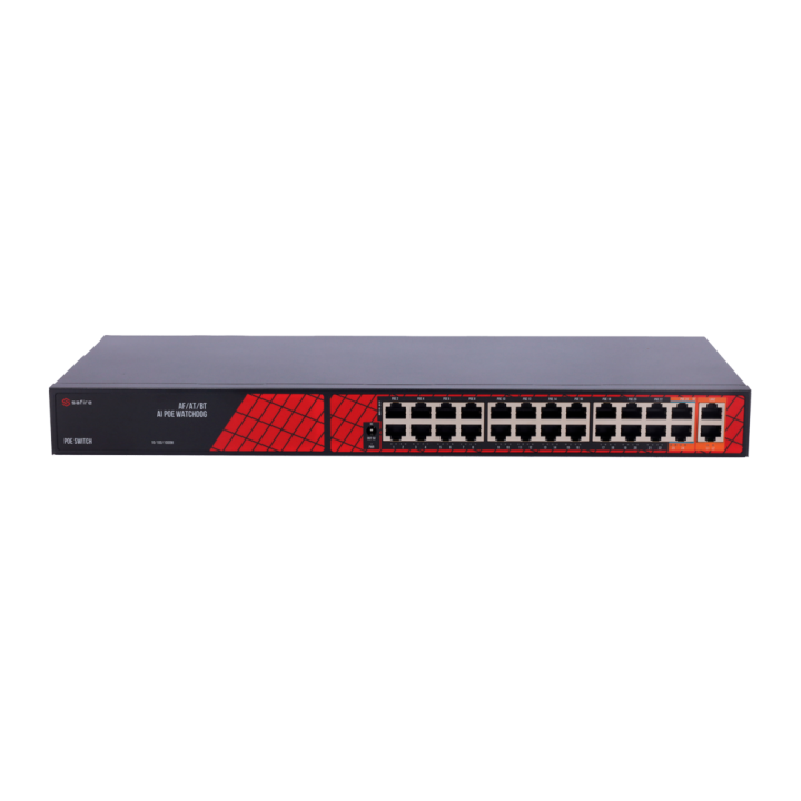 SAFIRE SF-SW2622HIPOE-H-300 21-Port Gigabit Managed PoE+ Switch (300W)