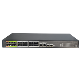 X-SECURITY XS-SW2624EPOE-360 24-Port Gigabit PoE+ Managed Switch with 2 SFP Uplinks, 360W