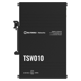 Teltonika TSW010000000 DIN-Schienen-PoE-Switch 10-Port, nicht verwaltet