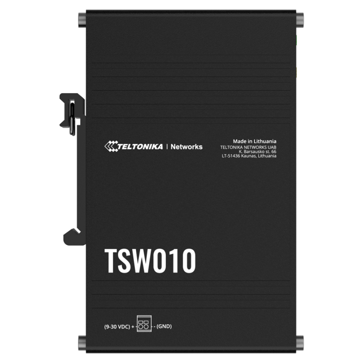 Teltonika TSW010000000 DIN-Schienen-PoE-Switch 10-Port, nicht verwaltet