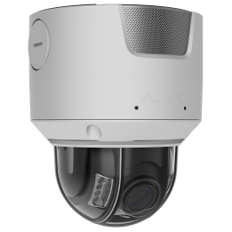 AJAXCCTV AJ-DOMECAM-8-HLVF-S-W 8MP IP67 PTZ IP Camera with PoE, IR, and White Light