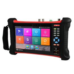 SAFIRE SF-TESTER7-5N1-4K Testeur de caméra IP 7 en 1 avec écran UHD 4K, prise en charge PoE et ONVIF