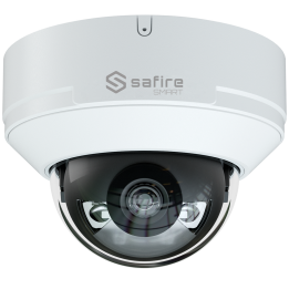 SAFIRE SMART SF-IPD040A-4I1-NIGHTPRO 4MP IP67 Dome Camera with PoE, Wi-Fi, White LED, and MicroSD