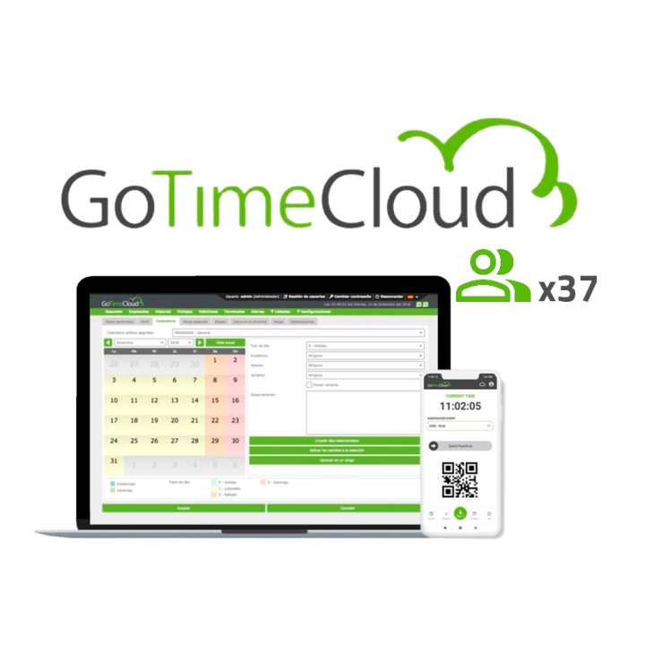 ZKTECO ZK-GOTIMECLOUD-37 Indoor Monitor
