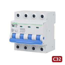BX7B-63N-32A-4P MARCA BLANCA Miniature Circuit Breaker 32A 4P C-Curve