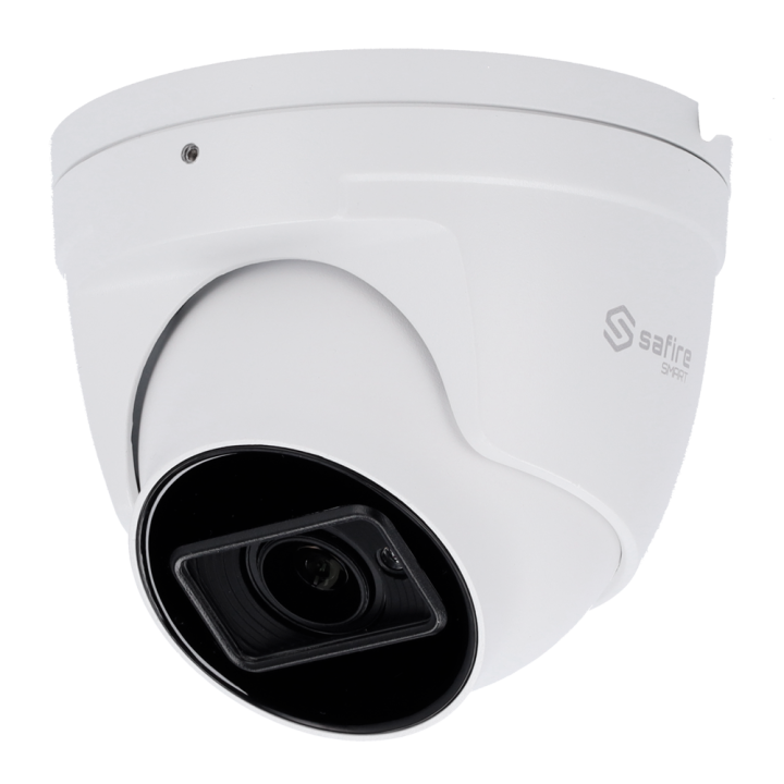 SAFIRE SMART SF-IPT520ZA-8I2 8MP Turret IP Camera with PoE and Wi-Fi, IP67, 2.8~12mm Varifocal, 50m IR