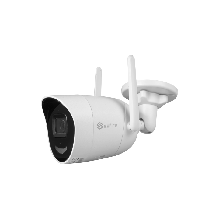 SAFIRE SF-IPB025WHA-2PW-AI Caméra IP extérieure Bullet 2,8 mm PoE Wi-Fi IP67 avec micro et microSD