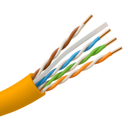 UNIVIEW UV-UTP6-305-LSZH-Dca-OR Cat6 U/UTP LSZH Bulk Cable 305m Orange