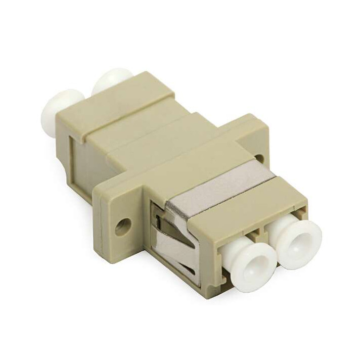 Adaptateur fibre optique duplex multimode LC/UPC, montage SC (coupleur)