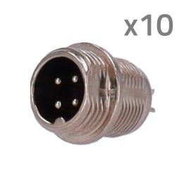 MARCA BLANCA CONM12-MALE-SOLDER Connecteur à souder mâle M12 pour capteurs et actionneurs