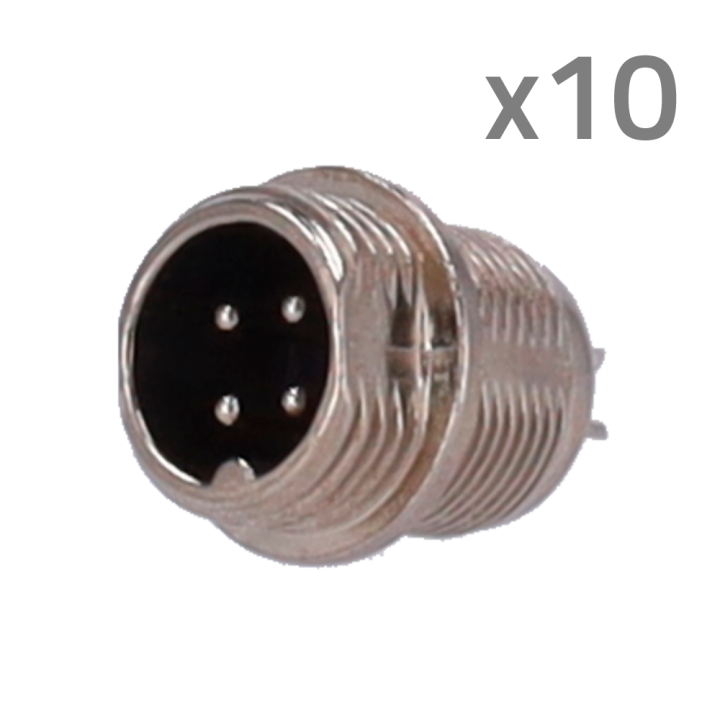 MARCA BLANCA CONM12-MALE-SOLDER Connecteur à souder mâle M12 pour capteurs et actionneurs