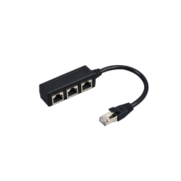 MARCA BLANCA RJ45-SPLIT-3P Divisor RJ45 3 Puertos Compatible PoE