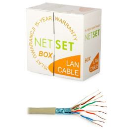 Marque NETSET-FTP-5E-BOX Boîtier de câble réseau FTP Cat5e 305 m