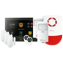 NVS-TOUCHALARM-PREMIUM NIVIAN RETAIL Touch Alarm Control Panel
