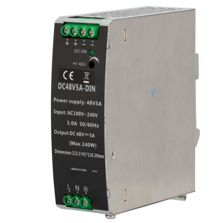 MARCA BLANCA DC48V5A-DIN DIN-rail Power Supply 48V 5A 240W
