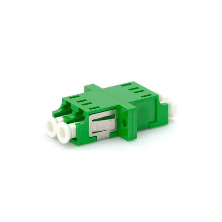 Adaptateur fibre optique duplex monomode LC/APC, montage SC (coupleur)