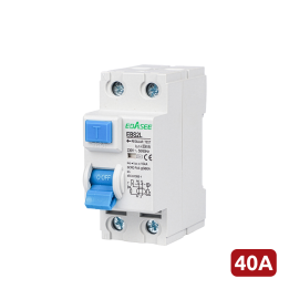 MARCA BLANCA EBS2L-40A-2P Disjoncteur miniature 40A 2 pôles