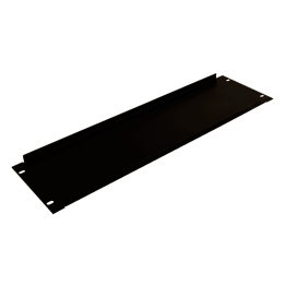 RACK-BLANK-3U 19" Blank Panel 3U Black