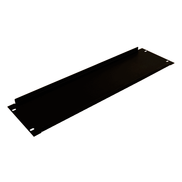RACK-BLANK-3U 19" Blank Panel 3U Black