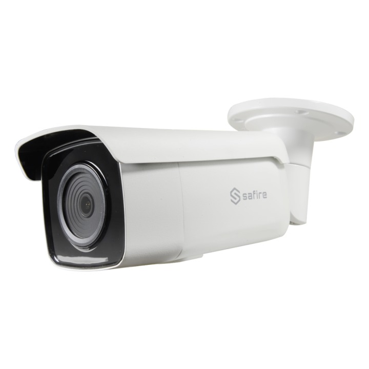 SAFIRE SF-IPB098UWH-8U Caméra IP extérieure Bullet 2,8 mm PoE Wi-Fi IP67