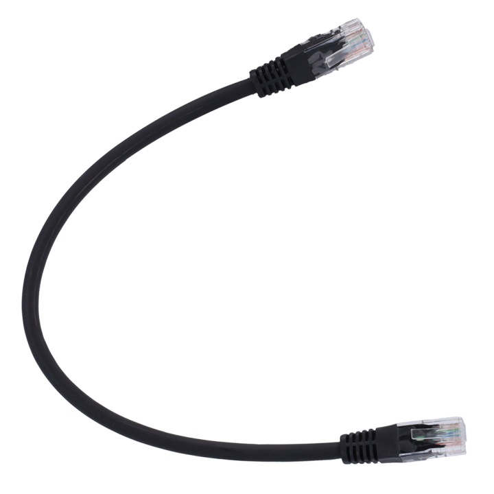 SAFIRE UTP6-H-1BK Cat6 U/UTP Patch Cable 1m Black
