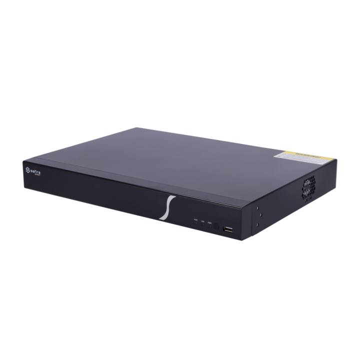 SAFIRE SMART SF-NVR6216A-A1 16-Channel PoE NVR, 8MP (4K)