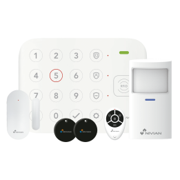 NVS-KEYPADALARM-W NIVIAN RETAIL Alarm Keypad