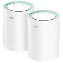 Cudy M1300 (2er-Pack) AC1200 Dual-Band-Mesh-WLAN-System, 2 Knoten, Weiß